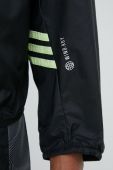 Вітровка adidas Performance колір чорний перехідна oversize