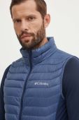Спортивна безрукавка Columbia Powder Pass колір синій перехідна 1842414-010