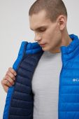 Спортивна безрукавка Columbia Powder Pass перехідна 1842414-010 колір блакитний