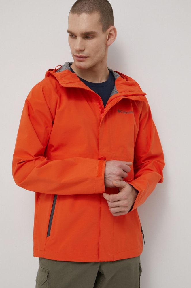 Куртка outdoor Columbia Earth Explorer колір помаранчевий 1988612-432