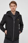 Куртка Lyle & Scott чоловіча колір чорний перехідна