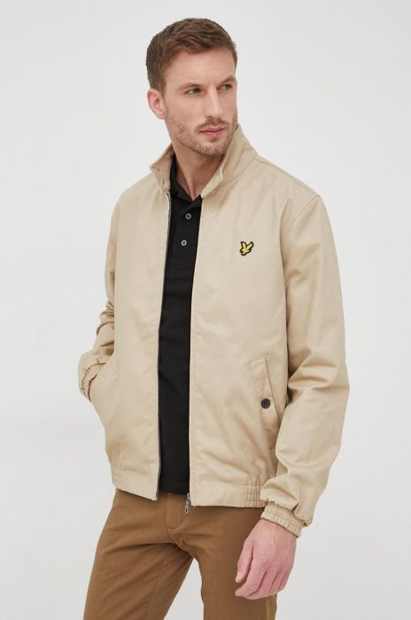Куртка Lyle & Scott чоловіча колір бежевий перехідна