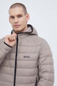 Куртка BOSS BOSS ATHLEISURE чоловіча колір бежевий перехідна