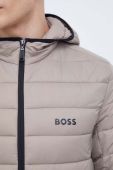 Куртка BOSS BOSS ATHLEISURE чоловіча колір бежевий перехідна