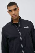 Куртка Diadora чоловіча колір чорний перехідна