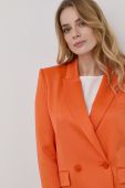 Піджак Patrizia Pepe колір помаранчевий двобортний однотонна (2088988)
