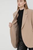 Піджак Herskind колір бежевий однобортний однотонний