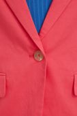 Піджак Drykorn колір рожевий однобортний однотонний