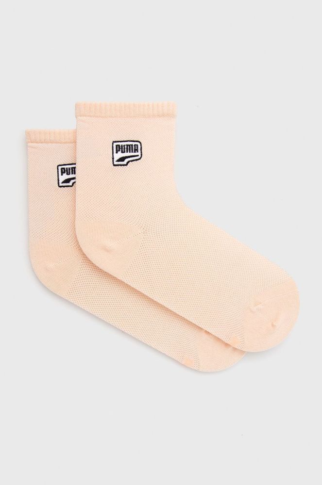 Шкарпетки Puma (2-pack) 935472 жіночі колір помаранчевий