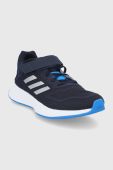 Дитячі черевики adidas Duramo 10 El K GZ0648 колір чорний