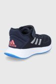 Дитячі черевики adidas Duramo 10 El K GZ0648 колір чорний