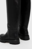 Шкіряні чоботи Miss Sixty жіночі колір чорний на платформі