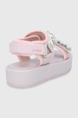 Сандалі Guess Richard жіночі колір рожевий на платформі