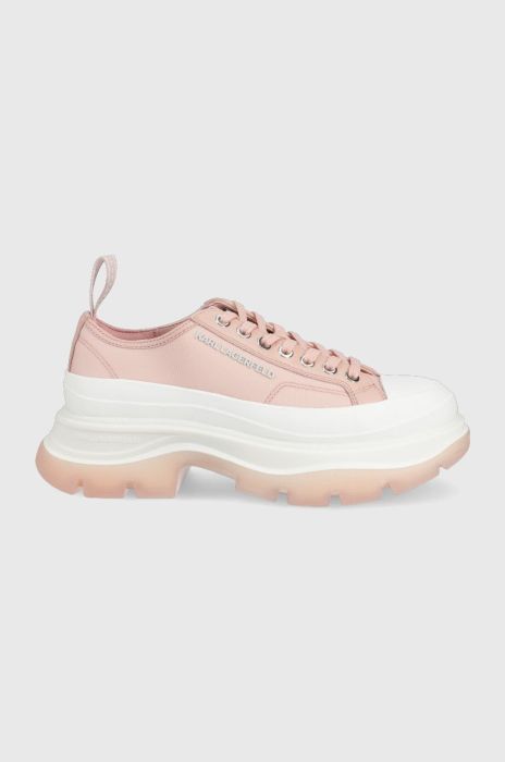 Кеди Karl Lagerfeld Luna колір рожевий