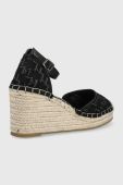 Еспадрилі Karl Lagerfeld Kamini Mid колір чорний на танкетці