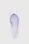 Шкіряні туфлі Liu Jo Vikie 03 колір фіолетовий