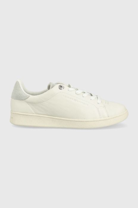 Шкіряні кросівки Tommy Hilfiger колір білий (2416740)