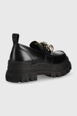 Мокасини Buffalo жіночі колір чорний на платформі (2139416)