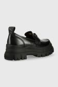 Мокасини Buffalo жіночі колір чорний на платформі (2399928)