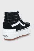 Кеди Vans UA SK8-Hi Stacked жіночі колір чорний VN0A4BTW5ZN1-BLACK