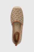 Еспадрилі Michael Kors Lenny Espadrille колір коричневий
