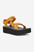 Сандалі Teva Flatform Universal Vegan жіночі колір жовтий на платформі 1008844.TTSN-TTSN
