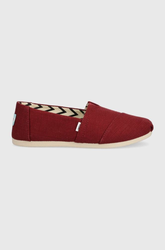 Еспадрилі Toms Alpargata колір бордовий