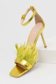 Шкіряні сандалі Liu Jo Camelia Leonie Hanne колір золотий