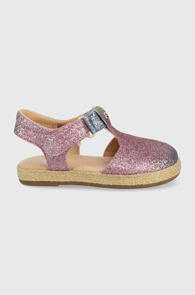 Дитячі сандалі UGG Emmery колір рожевий