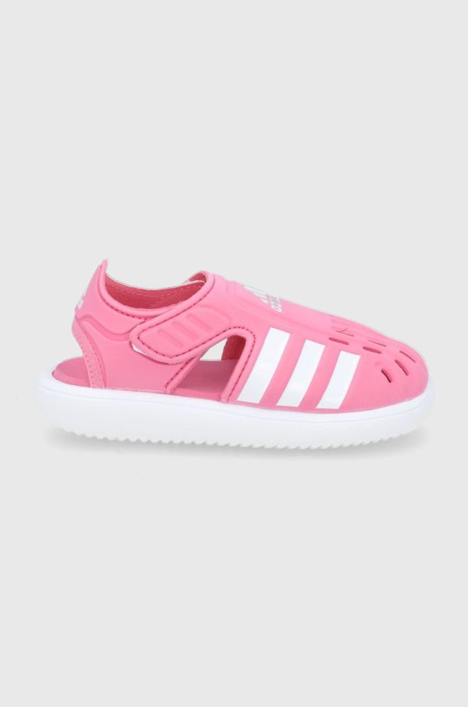 Дитячі сандалі adidas колір фіолетовий