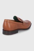 Шкіряні мокасини PS Paul Smith Rossi чоловічі колір коричневий