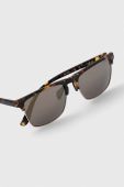 Сонцезахисні окуляри Superdry чоловічі колір коричневий