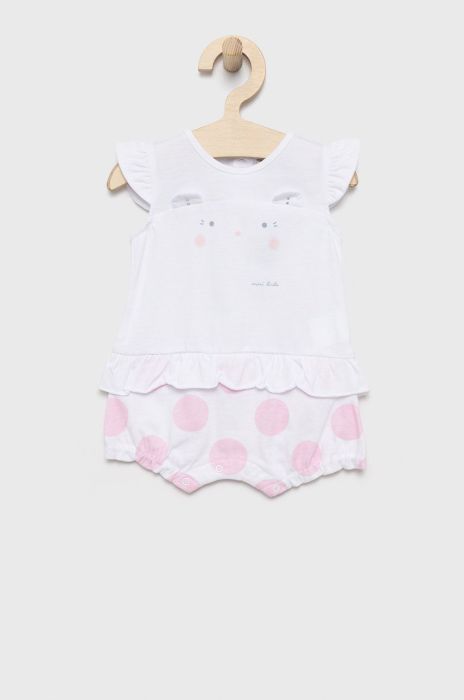 Дитяче бавовняне боді Birba&Trybeyond колір білий (2219783)