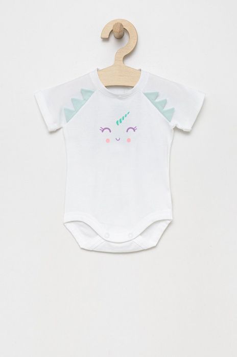 Боді для немовлят United Colors of Benetton колір білий (2304859)
