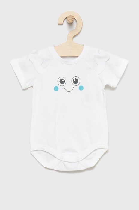 Боді для немовлят United Colors of Benetton колір білий (2304841)