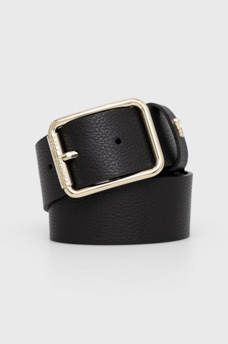 Шкіряний ремінь Patrizia Pepe жіночий колір чорний (1945166)