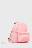 Рюкзак Guess жіночий колір рожевий великий з принтом