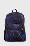 Рюкзак Jansport жіночий колір фіолетовий великий візерунок