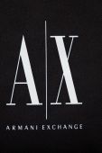 Рюкзак Armani Exchange чоловічий колір чорний великий з принтом