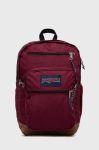 Рюкзак Jansport колір бордовий великий з аплікацією