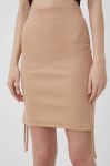 Спідниця Noisy May колір бежевий mini олівець