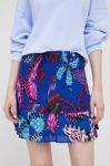 Спідниця Desigual mini олівець колір блакитний
