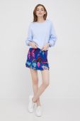 Спідниця Desigual mini олівець колір блакитний
