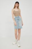 Спідниця Tom Tailor mini олівець колір блакитний