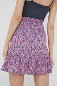 Спідниця JDY колір фіолетовий mini розкльошена