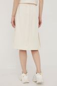 Спідниця adidas Originals Adicolor HE9733 колір бежевий mini пряма