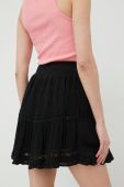 Спідниця Superdry колір чорний mini розкльошена (2349461)