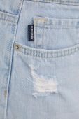 Джинсова спідниця Superdry mini пряма колір блакитний (2242932)