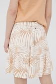 Спідниця Roxy колір бежевий mini розкльошена