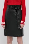 Спідниця HUGO колір чорний mini пряма (2118524)